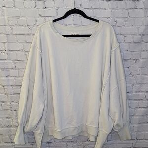 Women's White Oversized Top